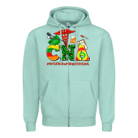 Seafoam cna juneteenth certified nursing assistant Zipper Hoodie - AdoDesignShop