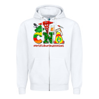 White cna juneteenth certified nursing assistant Zipper Hoodie - AdoDesignShop
