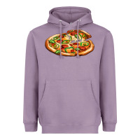 Lavender big pizza Heavyweight Hoodie - AdoDesignShop