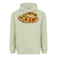 Matcha big pizza Heavyweight Hoodie - AdoDesignShop