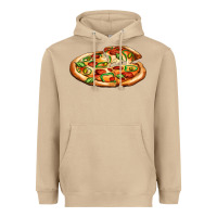 Mushroom big pizza Heavyweight Hoodie - AdoDesignShop