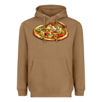 Toasted Coconut big pizza Heavyweight Hoodie - AdoDesignShop