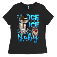 Black ice ice baby Ladies Tee - CowGirlArtShop