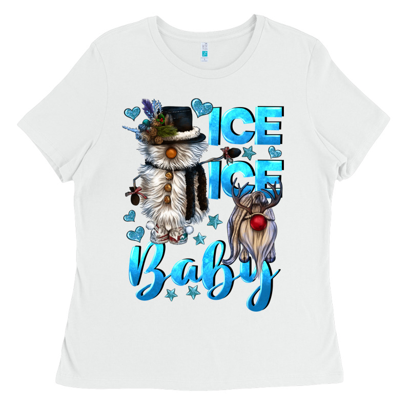 Ice Ice Baby Ladies Tee by CowGirlArtShop | Teevron