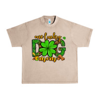 French Oak One lucky dog mom St. Patrick's Urban Heavy Tee - OliviaCreatesArt