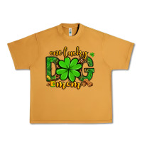 Peanut Butter One lucky dog mom St. Patrick's Urban Heavy Tee - OliviaCreatesArt