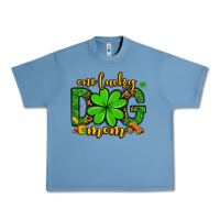 Pebble Blue One lucky dog mom St. Patrick's Urban Heavy Tee - OliviaCreatesArt