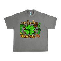 Tornado One lucky dog mom St. Patrick's Urban Heavy Tee - OliviaCreatesArt