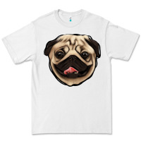 White pug Premium Tee - Jasminsmagicworld
