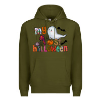 Army Green My 1st Halloween Premium Hoodie - CowhideDigitalArt