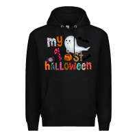 Black My 1st Halloween Premium Hoodie - CowhideDigitalArt