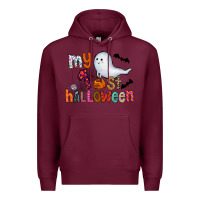 Burgundy My 1st Halloween Premium Hoodie - CowhideDigitalArt