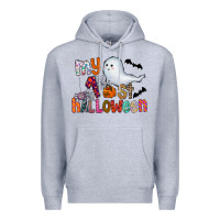 Heather Grey My 1st Halloween Premium Hoodie - CowhideDigitalArt
