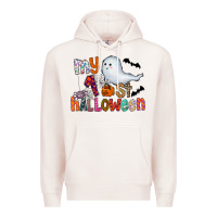 Pale Pink My 1st Halloween Premium Hoodie - CowhideDigitalArt