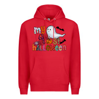 Red My 1st Halloween Premium Hoodie - CowhideDigitalArt