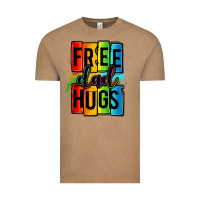 Vintage Coffee free dad hugs Vintage Tee - OliviaCreatesArt
