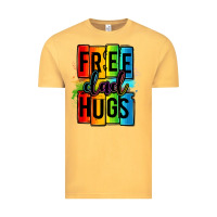 Vintage Mustard free dad hugs Vintage Tee - OliviaCreatesArt