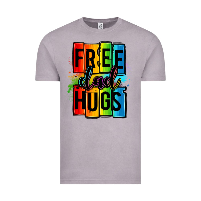 Free Dad Hugs Vintage Tee by OliviaCreatesArt | Teevron