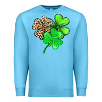 Ocean Blue three clover Premium Sweatshirt - AdoDesignShop