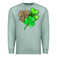 Seafoam three clover Premium Sweatshirt - AdoDesignShop