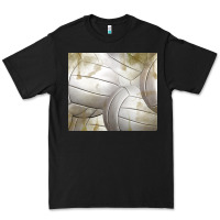 Black distressed volleyball pattern Premium Tee - TumblerDesignByShophia