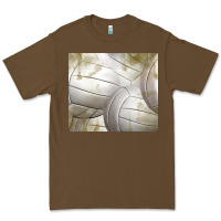 Cacao distressed volleyball pattern Premium Tee - TumblerDesignByShophia