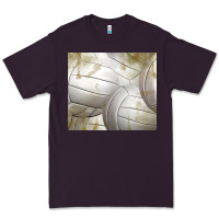 Plum distressed volleyball pattern Premium Tee - TumblerDesignByShophia
