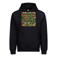 Black cactus gemstone coaster Urban Hoodie - JahusDesignShop