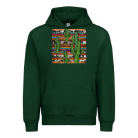 Forest Green cactus gemstone coaster Urban Hoodie - JahusDesignShop