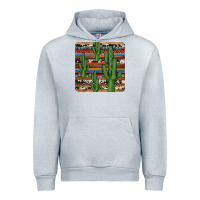 Heather Grey cactus gemstone coaster Urban Hoodie - JahusDesignShop