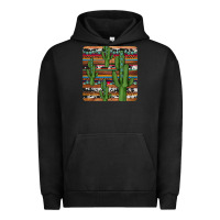 Pigment Black cactus gemstone coaster Urban Hoodie - JahusDesignShop