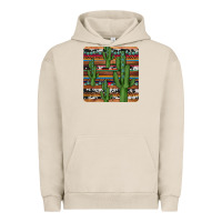 Pigment French Oak cactus gemstone coaster Urban Hoodie - JahusDesignShop