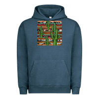 Pigment Midnight Navy cactus gemstone coaster Urban Hoodie - JahusDesignShop