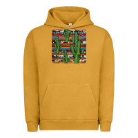 Pigment Peanut Butter cactus gemstone coaster Urban Hoodie - JahusDesignShop