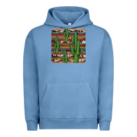 Pigment Pebble Blue cactus gemstone coaster Urban Hoodie - JahusDesignShop