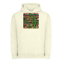 Pigment Pistachio cactus gemstone coaster Urban Hoodie - JahusDesignShop