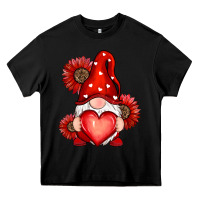 Black valentines day red Heavy Core Tee - RanaPortraitStore