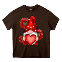Chocolate Brown valentines day red Heavy Core Tee - RanaPortraitStore