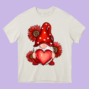 Valentines Day Red Heavy Core Tee Designed By Ranaportraitstore