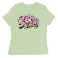Matcha warriors wear pink breast cancer Ladies Tee - CowGirlArtShop