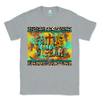 Heather Grey faith over fear Classic Tee - CowGirlArtShop