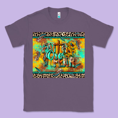 Faith Over Fear Classic Tee Designed By Cowgirlartshop