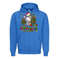 True Royal i want a hippopotamus for christmas Zipper Hoodie - AdoDesignShop