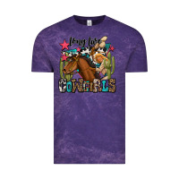 Cloud Purple long live cowgirls Vintage Tee - OliviaCreatesArt