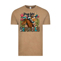 Vintage Coffee long live cowgirls Vintage Tee - OliviaCreatesArt