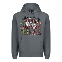 Rock Chillin With My Gnomies Premium Hoodie - CowhideDigitalArt
