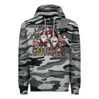 Slate Camo Chillin With My Gnomies Premium Hoodie - CowhideDigitalArt