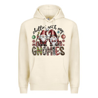 Tofu Chillin With My Gnomies Premium Hoodie - CowhideDigitalArt