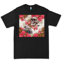 Black skulls and roses tumbler Premium Tee - TumblerDesignByShophia