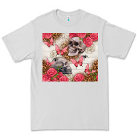 Dove Grey skulls and roses tumbler Premium Tee - TumblerDesignByShophia